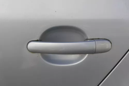 Golf 5 V 1K Tür Türrahmen hinten links 4/5-Türer grau silber LA7W -ohneAnbautei (184424)