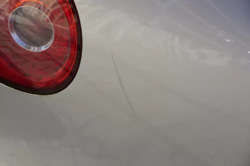 VW Golf 5 V Heckklappe hinten Kofferraumklappe + Scheibe grau silber LA7W (184427)