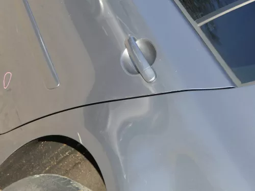 Golf 5 V 1K Tür Türrahmen hinten links 4/5-Türer grau LA7T -ohneAnbautei (184451)