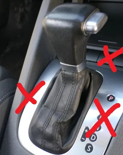 VW Golf 5 1K Schaltknauf Schaltknüppel Schaltsack Automatik DSG