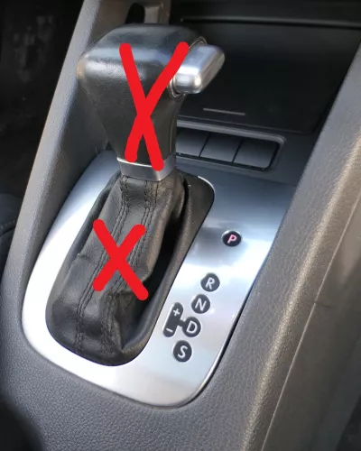 VW Golf 5 1K Schaltknauf Abdeckung Automatik 1K2713203AG RECHTSLENKER RHD (184466)