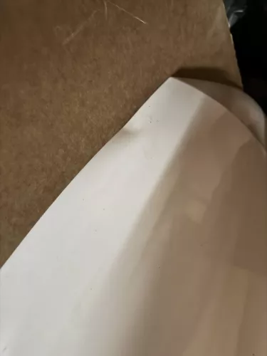 VW Polo 6R 6C Motorhaube Klappe vorn vorne weiß LB9A  - DELLE Knick Bilder! (184493)