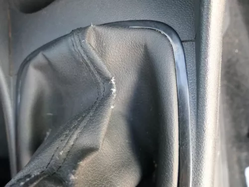 VW Polo 6R 6C Schaltknauf Schaltsack Schaltung Schaltknüppel Leder schwarz (184511)