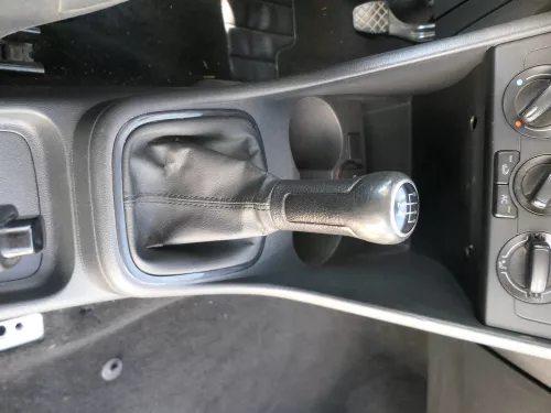 VW Polo 6R 6C Schaltknauf Schaltsack Schaltung Schaltknüppel Leder schwarz (184511)
