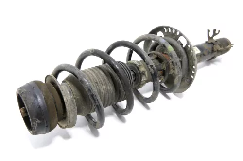 1x VW Polo 6R 6J Federbein Stoßdämpfer Feder vorne Federn Benziner 6R0413031AJ (184541)