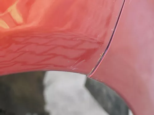 Skoda Fabia 6Y Kotflügel vorne rechts rot braun LF3T auch Kombi Facelift (184629)