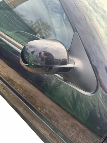VW Polo 6N2 manueller Spiegel Außenspiegel rechts außen schwarz LC9Z