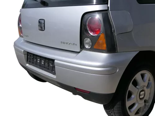 Seat Arosa 6H Stoßstange hinten grau silber LS7N Faceliftmodell Heckstoßstange (184686)