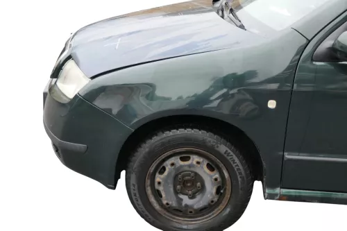 Skoda Fabia 6Y Kotflügel vorne link grün LF8C auch Kombi (184737)