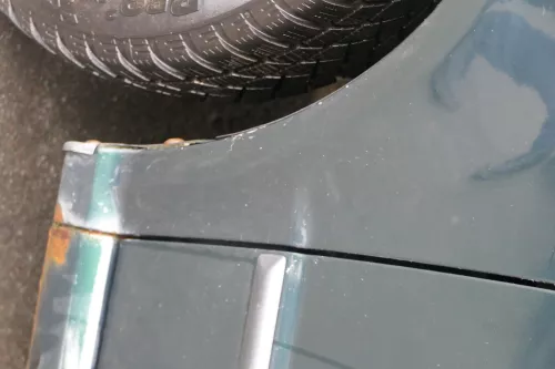 Skoda Fabia 6Y Kotflügel vorne link grün LF8C auch Kombi (184737)