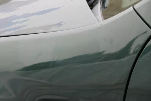 Skoda Fabia 6Y Kotflügel vorne link grün LF8C auch Kombi (184737)