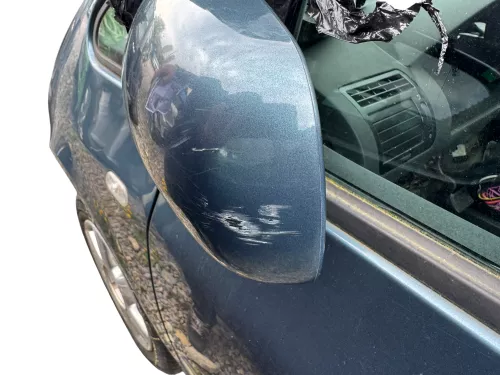 VW Sharan Alhambra elektrischer Spiegel Außenspiegel links blau LC5W (184762)