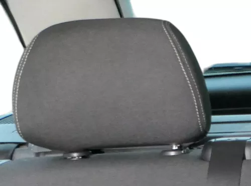 1x Skoda Fabia 6Y Kopfstütze hinten rechts oder links - dunkel anthrazit   Sport (184816)