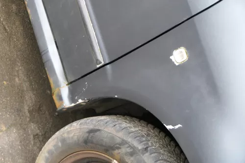 Skoda Fabia 6Y Kotflügel vorne rechts grau nachlackiert auch Kombi Facelift (184818)