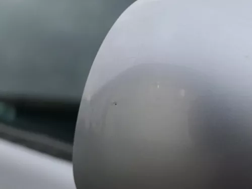 Skoda Fabia 6Y elektrisch Spiegel Außenspiegel rechts mit Glas silber grau LF7T (184850)