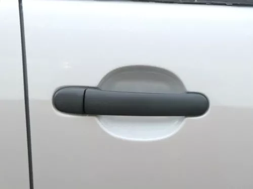 Skoda Fabia 6Y Kombi Limousine Tür vorne rechts Beifahrertür silber grau LF7T (184851)