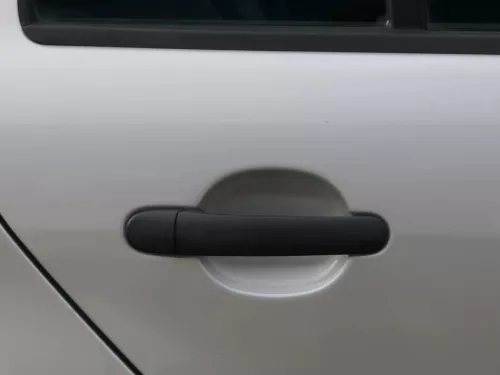 Skoda Fabia 6Y Limousine Schrägheck Tür hinten rechts grau silber LF7T diamantsi (184852)