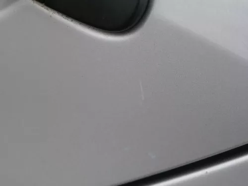 Skoda Fabia 6Y Limousine Schrägheck Tür hinten links grau silber LF7T (184863)