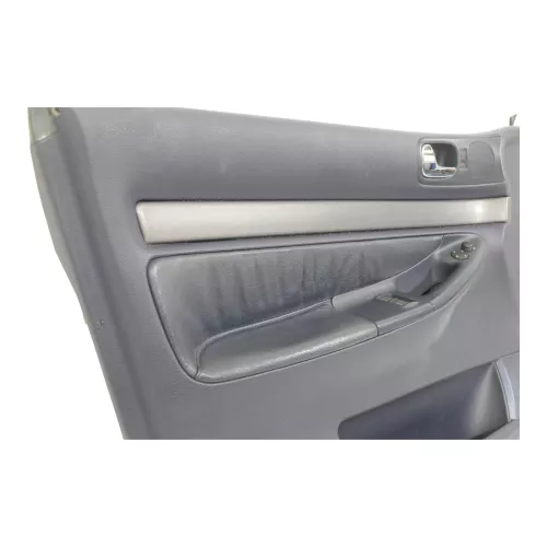 1x A6 4B Türverkleidung Verkleidung Tür vorne links Leder blau royalblau (184871)