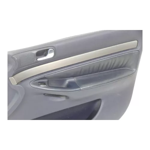 1x A6 4B Türverkleidung Verkleidung Tür vorne rechts Leder blau royalblau (184872)