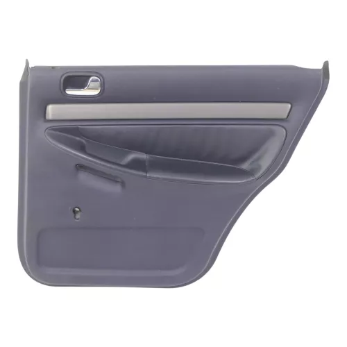 1x A6 4B Türverkleidung Verkleidung Tür hinten rechts Leder blau royalblau