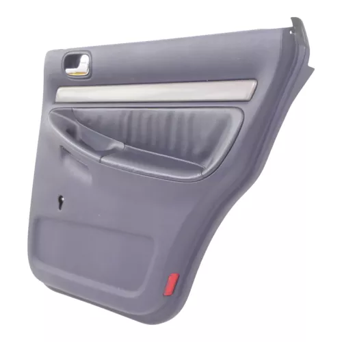 1x A6 4B Türverkleidung Verkleidung Tür hinten rechts Leder blau royalblau (184873)