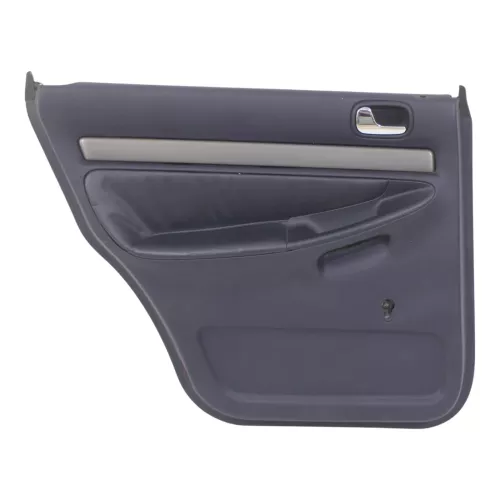 1x A6 4B Türverkleidung Verkleidung Tür hinten links Leder blau royalblau