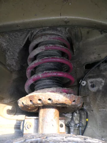 VW Polo 9N3 Fabia 6Y Federn Fahrwerk Sportfedern Sportfeder Tieferlegung (184888)