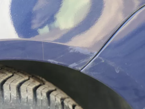 VW Polo 9N Kotflügel vorne rechts blau LB5N bis ca.Bj.2004  (184907)