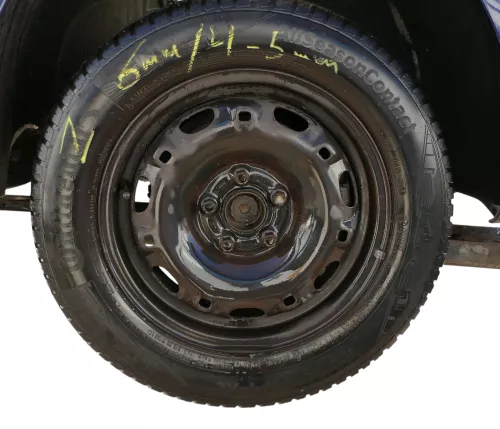 4x Fabia Felgen Reifen 165/70 R14 81T Allwetterreifen M&S 5jx14H2 ET35 5-7mm (184918)