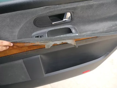 1x VW Sharan 7M Türverkleidung Verkleidung Tür hinten rechts Facelift anthrazit (184937)