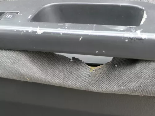 1x VW Sharan 7M Türverkleidung Verkleidung Tür vorne rechts Facelift anthrazit (184938)