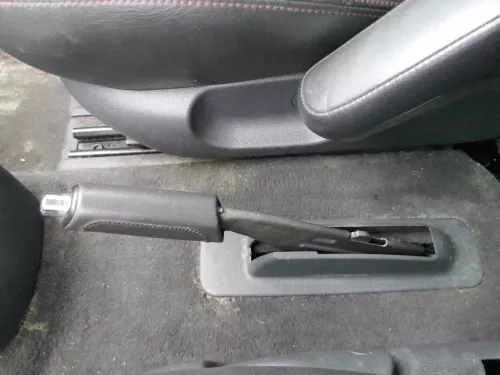 VW Sharan 7M Galaxy WGR Handbremse Feststellbremse Verkleidung Abdeckung Leder (184949)