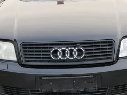 A6 4B Motorhaube Klappe vorn Facelift (ab. Mitte 2002) schwarz LZ9W  OHNE Grill (184966)