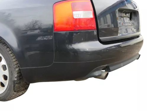 Quattro A6 4B Kombi Stoßstange hinten Heckstoßstange schwarz LZ9W Facelift + PDC (184977)