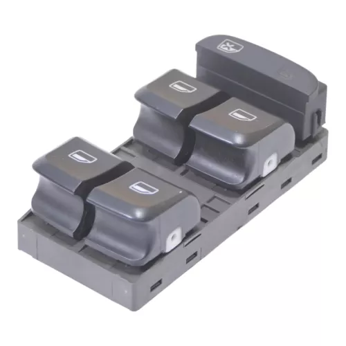 A4 8K A5 ektrischer Fensterheber Schalter vorne links 4-Fach Chrom silber (184996)