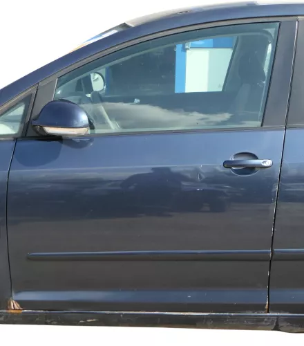 VW Golf Plus 5M Türblatt Tür vorne links Fahrertür grau LC5F -Türblatt +Rahmen (185024)