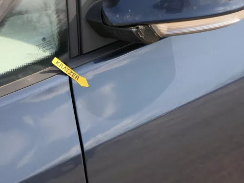 VW Golf Plus 5M Türblatt Tür vorne links Fahrertür grau LC5F -Türblatt +Rahmen (185024)