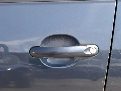 VW Golf Plus 5M Türblatt Tür vorne links Fahrertür grau LC5F -Türblatt +Rahmen (185024)
