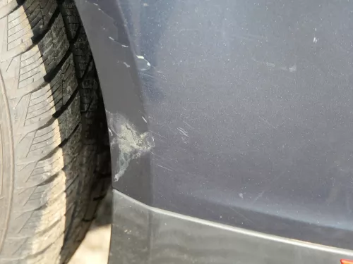 Golf 5 5M1 Plus Stoßstange hinten Heckstoßstange Stoßfänger blau LC5F PDC (185031)