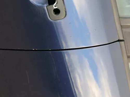A4 B5 Tür nur Türblatt vorne links Fahrertür blau lila LY3K Kombi od Limo (185060)