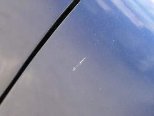 A4 B5 Tür nur Türblatt vorne links Fahrertür blau lila LY3K Kombi od Limo (185060)