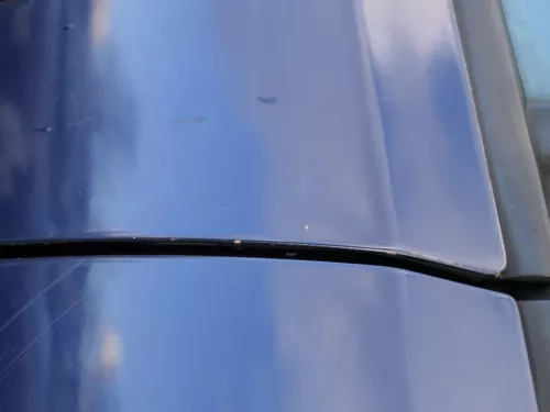 A4 B5 Tür nur Türblatt vorne links Fahrertür blau lila LY3K Kombi od Limo (185060)