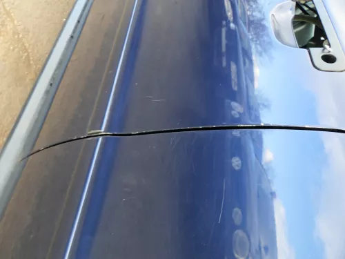 A4 B5 Tür nur Türblatt vorne links Fahrertür blau lila LY3K Kombi od Limo (185060)