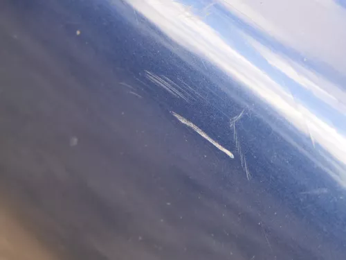 Audi A4 B5 Limousine Stoßstange hinten Heckstoßstange blau LZ5T biscaBj99 (185061)