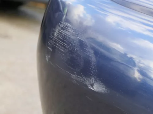 Audi A4 B5 Limousine Stoßstange hinten Heckstoßstange blau LZ5T biscaBj99 (185061)