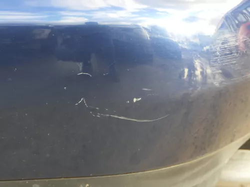 Audi A4 B5 Limousine Stoßstange hinten Heckstoßstange blau LZ5T biscaBj99 (185061)