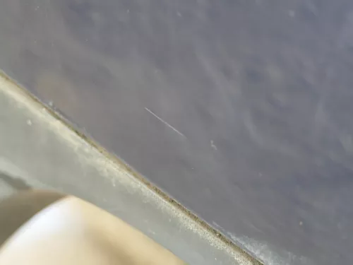 Audi A4 B5 Limousine Stoßstange hinten Heckstoßstange blau LZ5T biscaBj99 (185061)