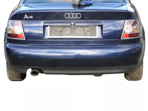 Audi A4 B5 Limousine Stoßstange hinten Heckstoßstange blau LZ5T biscaBj99