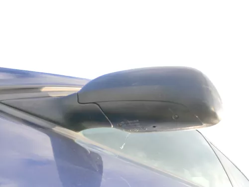 Audi A4 B5 Spiegel Außenspiegel links elektrisch schwarz matt  (185072)